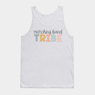 Marching Band Tribe Muted Pastels Tank Top